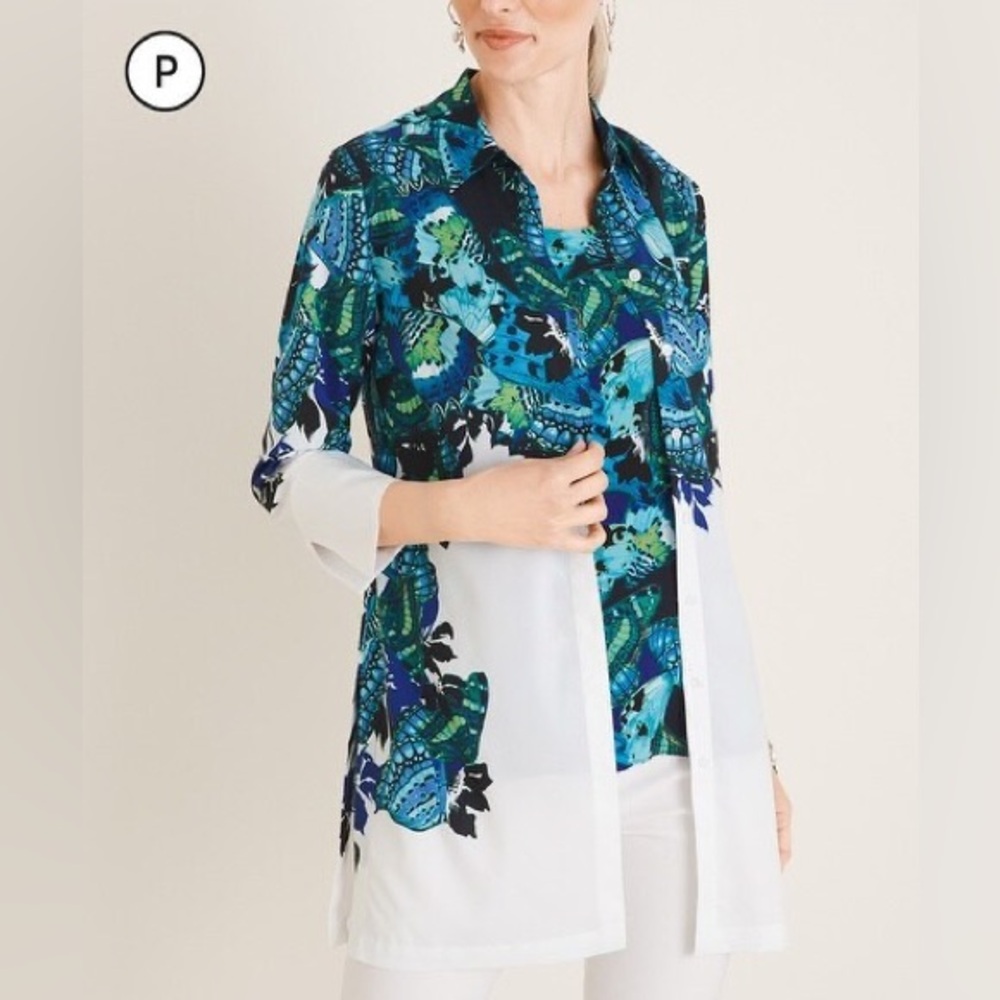 NWT! Chico’s Woven Top 2P